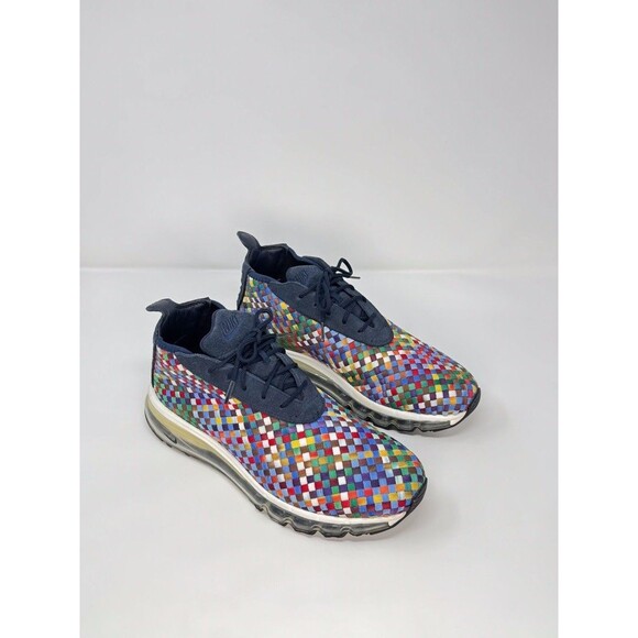 Nike Air Max Woven Boot Men Shoes Purple Athletic Sneaker Running AH8139400 US 9 - Picture 2 of 10